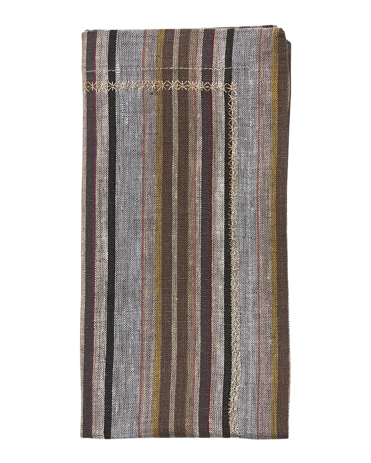 Kim Seybert Windsor Striped-Linen Napkin