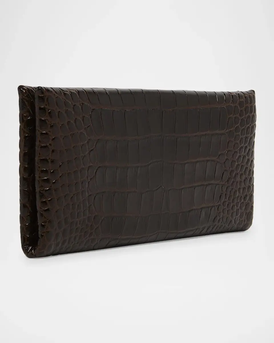 Tom Ford Arc Croc-Embossed Leather Clutch Bag | Thumbnail 3 Tom Ford Arc Croc-Embossed Leather Clutch Bag | Thumbnail 3