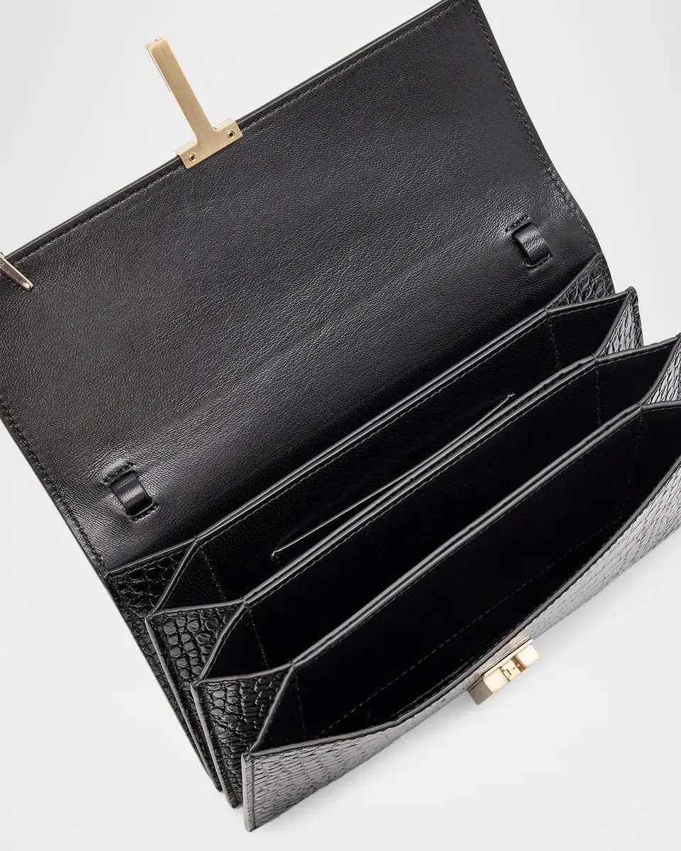 Tom Ford Mia Mini Croc-Embossed Crossbody Bag | Thumbnail 4 Tom Ford Mia Mini Croc-Embossed Crossbody Bag | Thumbnail 4