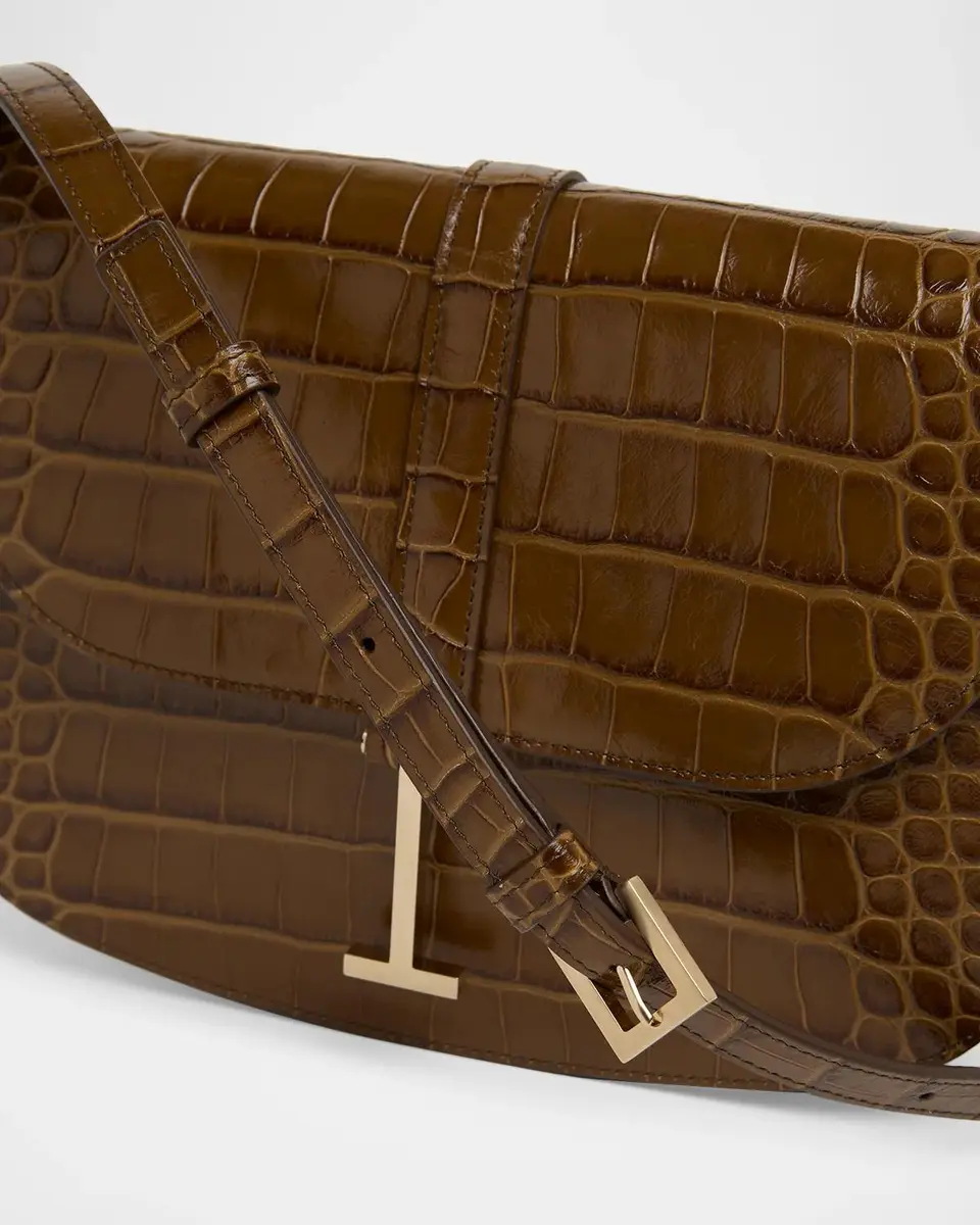 Tom Ford Kara Small Croc-Embossed Leather Crossbody Bag | Thumbnail 6 Tom Ford Kara Small Croc-Embossed Leather Crossbody Bag | Thumbnail 6