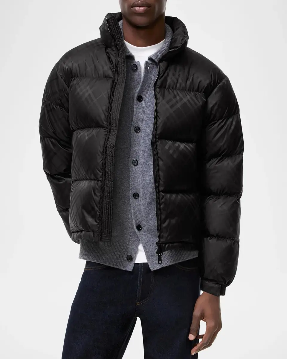 Burberry Highlands Check Down Jacket | Thumbnail 2 Burberry Highlands Check Down Jacket | Thumbnail 2