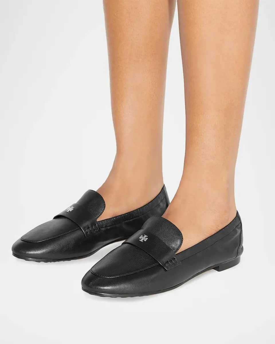 Tory Burch Logo Leather Ballet Loafers | Thumbnail 2 Tory Burch Logo Leather Ballet Loafers | Thumbnail 2