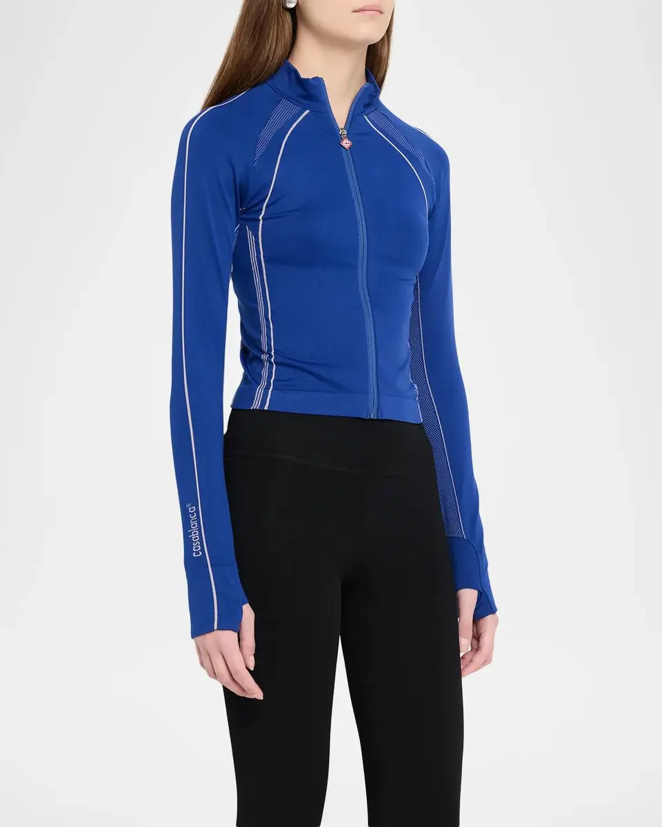 Casablanca Seamless Zip-Front Jacket | Thumbnail 4