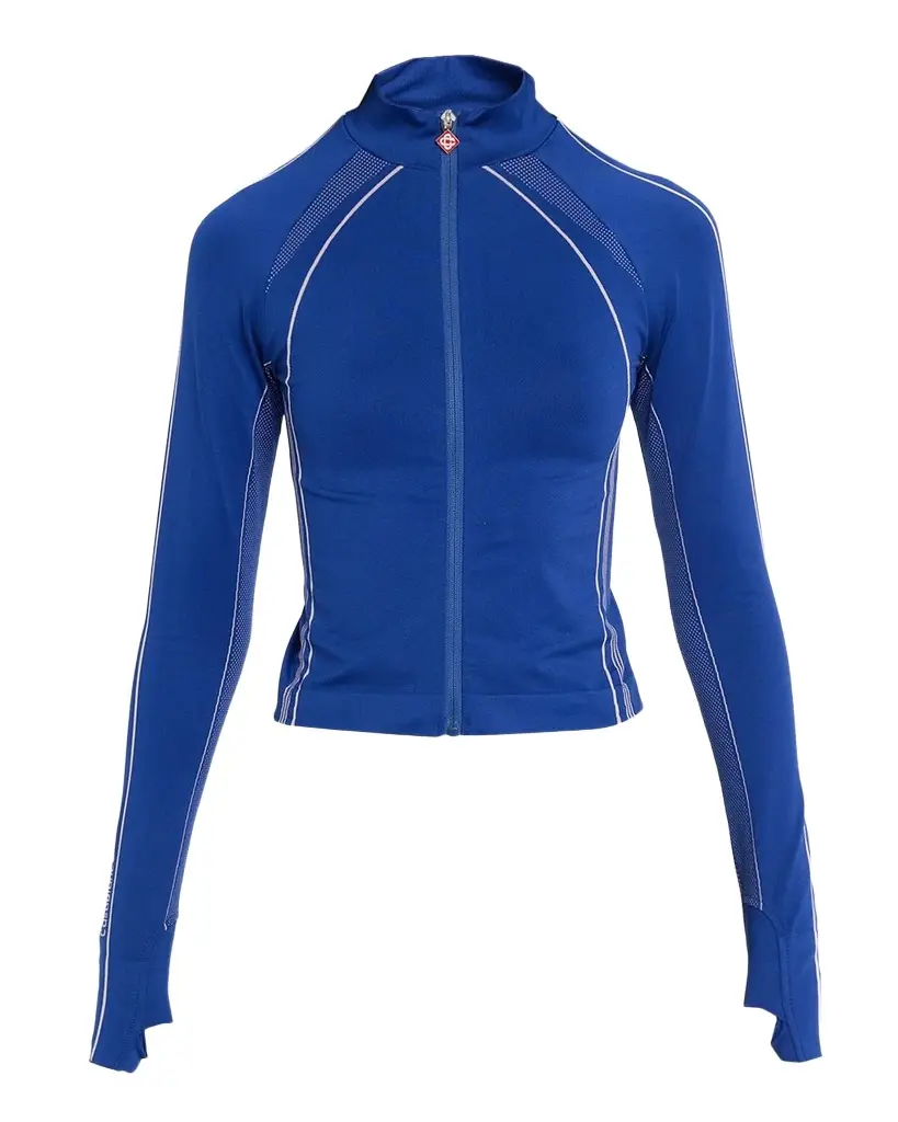 Casablanca Seamless Zip-Front Jacket