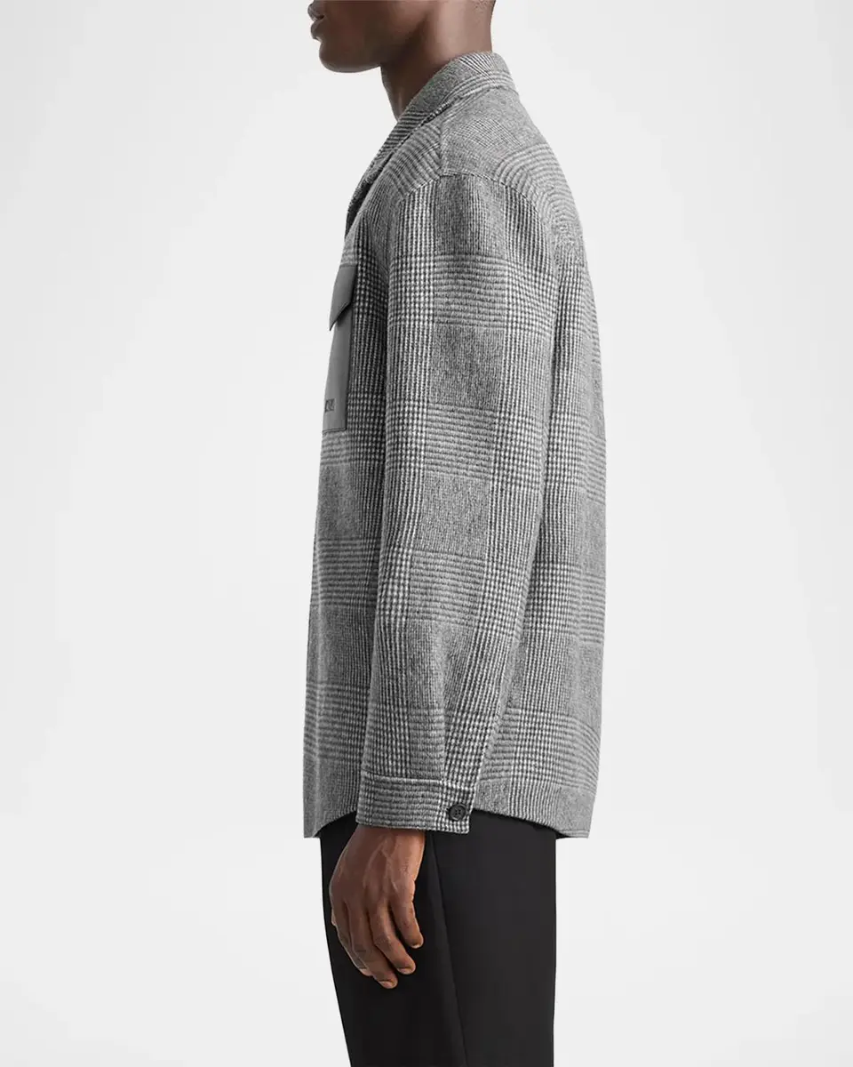 Mackage Men's Emmanuel Double-Face Wool Check Shirt Jacket | Thumbnail 6 Mackage Men's Emmanuel Double-Face Wool Check Shirt Jacket | Thumbnail 6