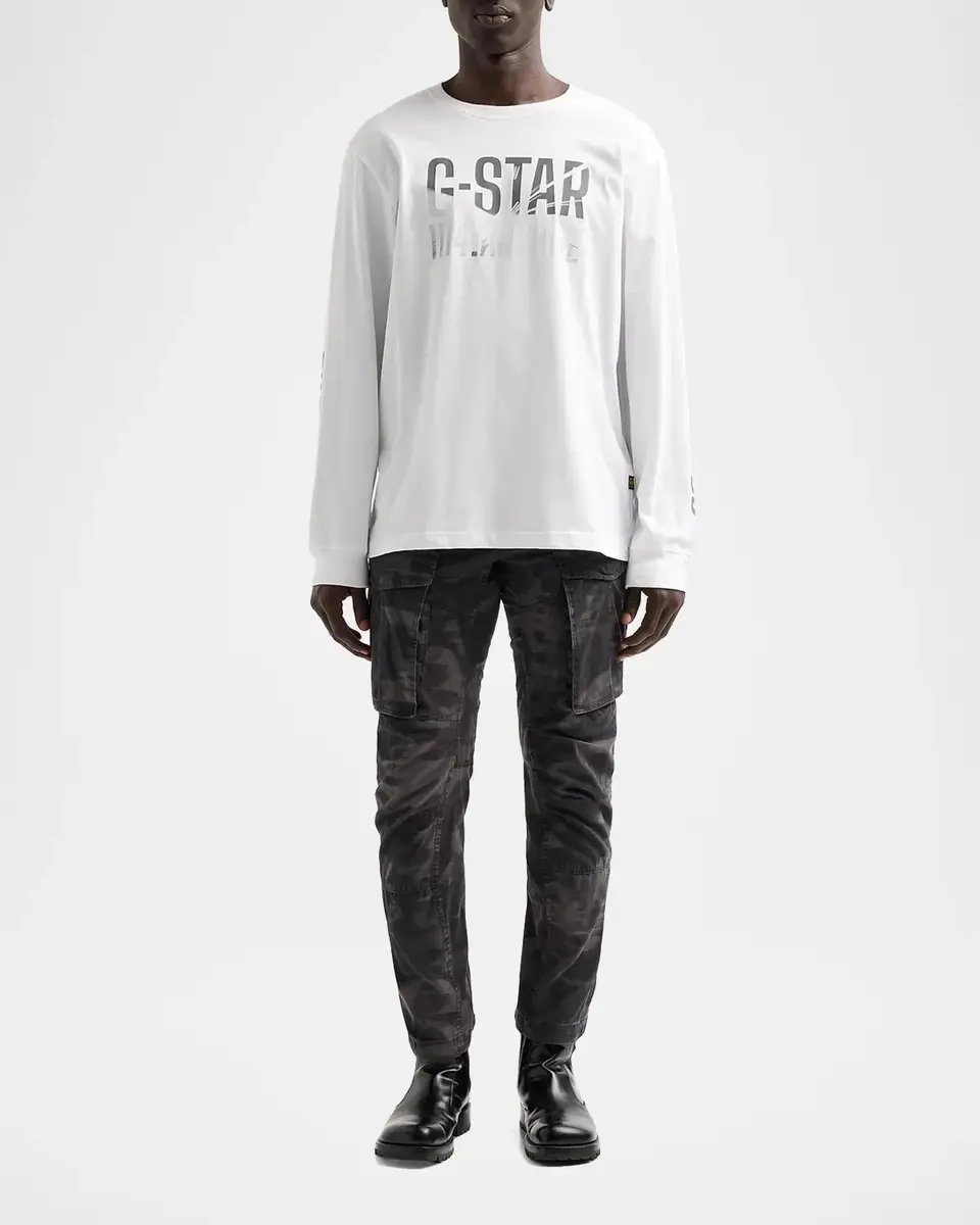 G-Star Men's Photo Print Relaxed Long-Sleeve T-Shirt | Thumbnail 2 G-Star Men's Photo Print Relaxed Long-Sleeve T-Shirt | Thumbnail 2