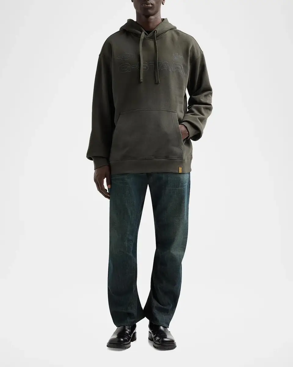G-Star Men's Embro Sprayed Relaxed Hoodie | Thumbnail 2