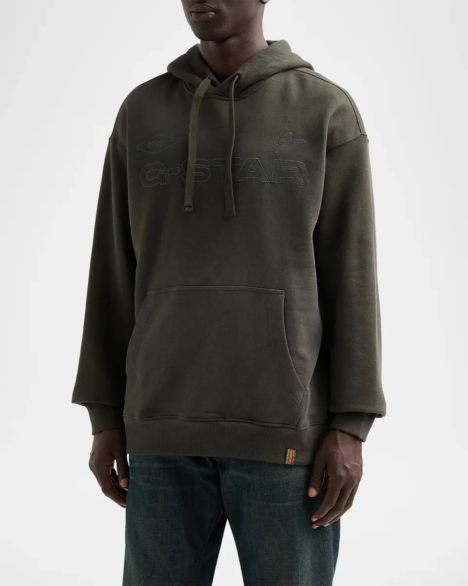 G-Star Men's Embro Sprayed Relaxed Hoodie | Thumbnail 4