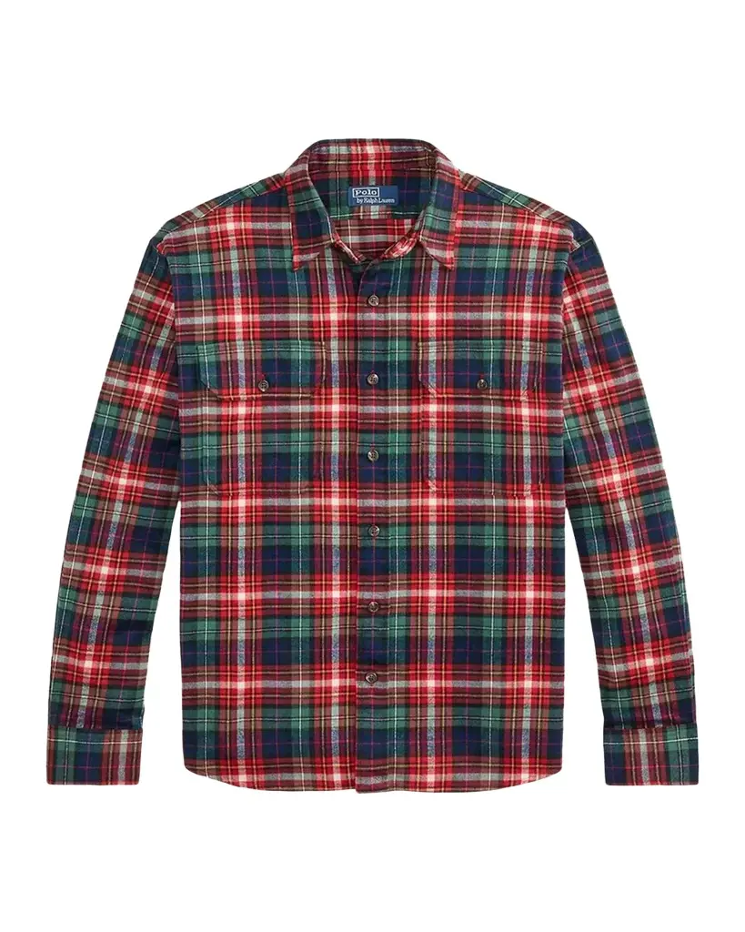 Men's Classic-Fit Plaid Flannel Workshirt Men's Classic-Fit Plaid Flannel Workshirt