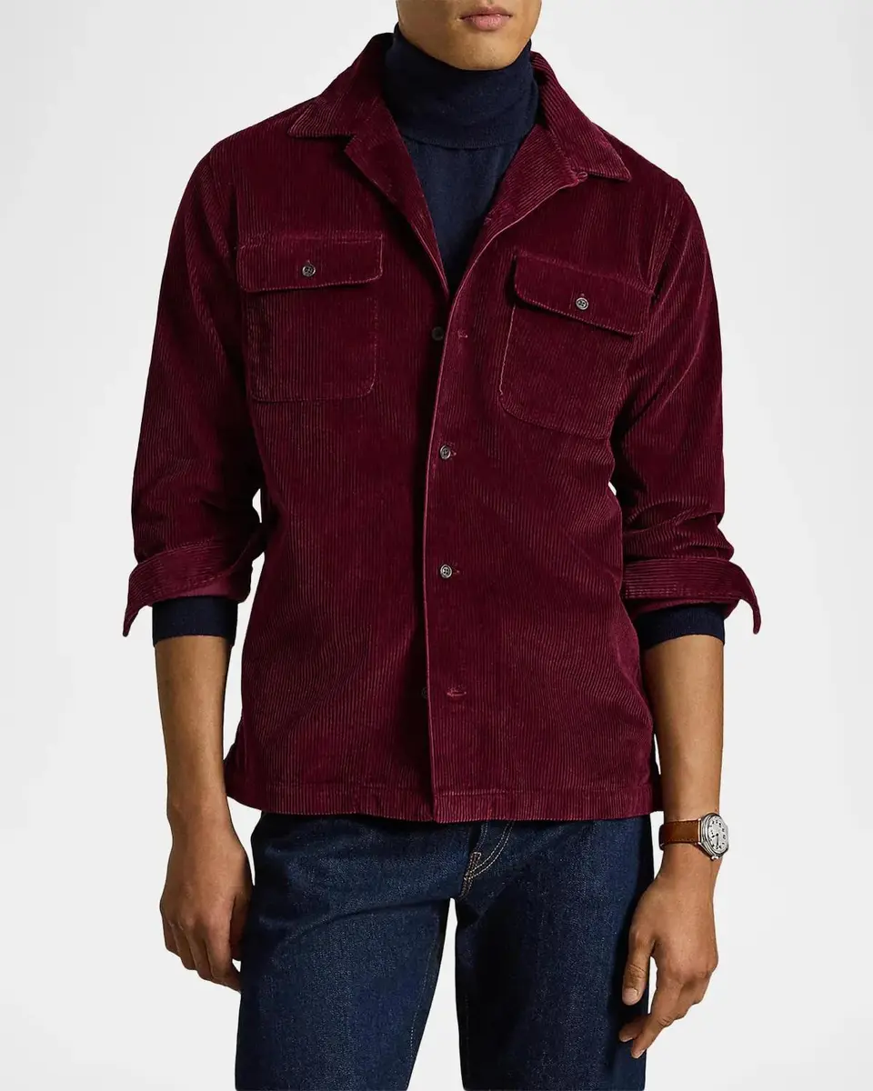 Polo Ralph Lauren Men's Classic-Fit Corduroy Camp Shirt | Thumbnail 2