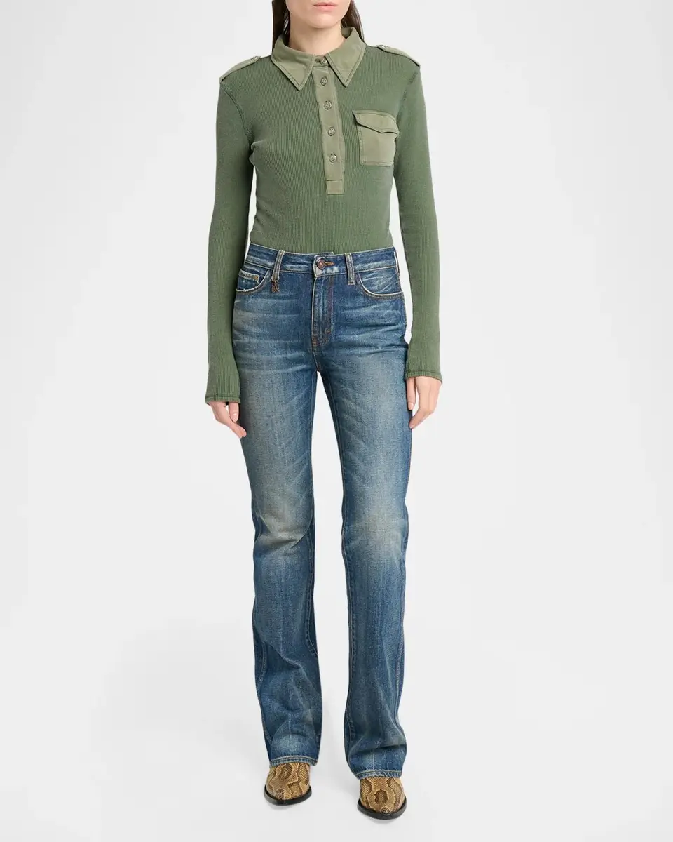 AMIRI Whiskered Tapered Jeans | Thumbnail 2 AMIRI Whiskered Tapered Jeans | Thumbnail 2