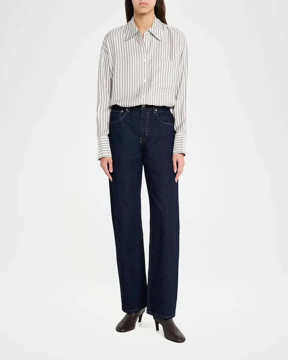 TWP Big Joe Striped Silk Shirt | Thumbnail 2 TWP Big Joe Striped Silk Shirt | Thumbnail 2