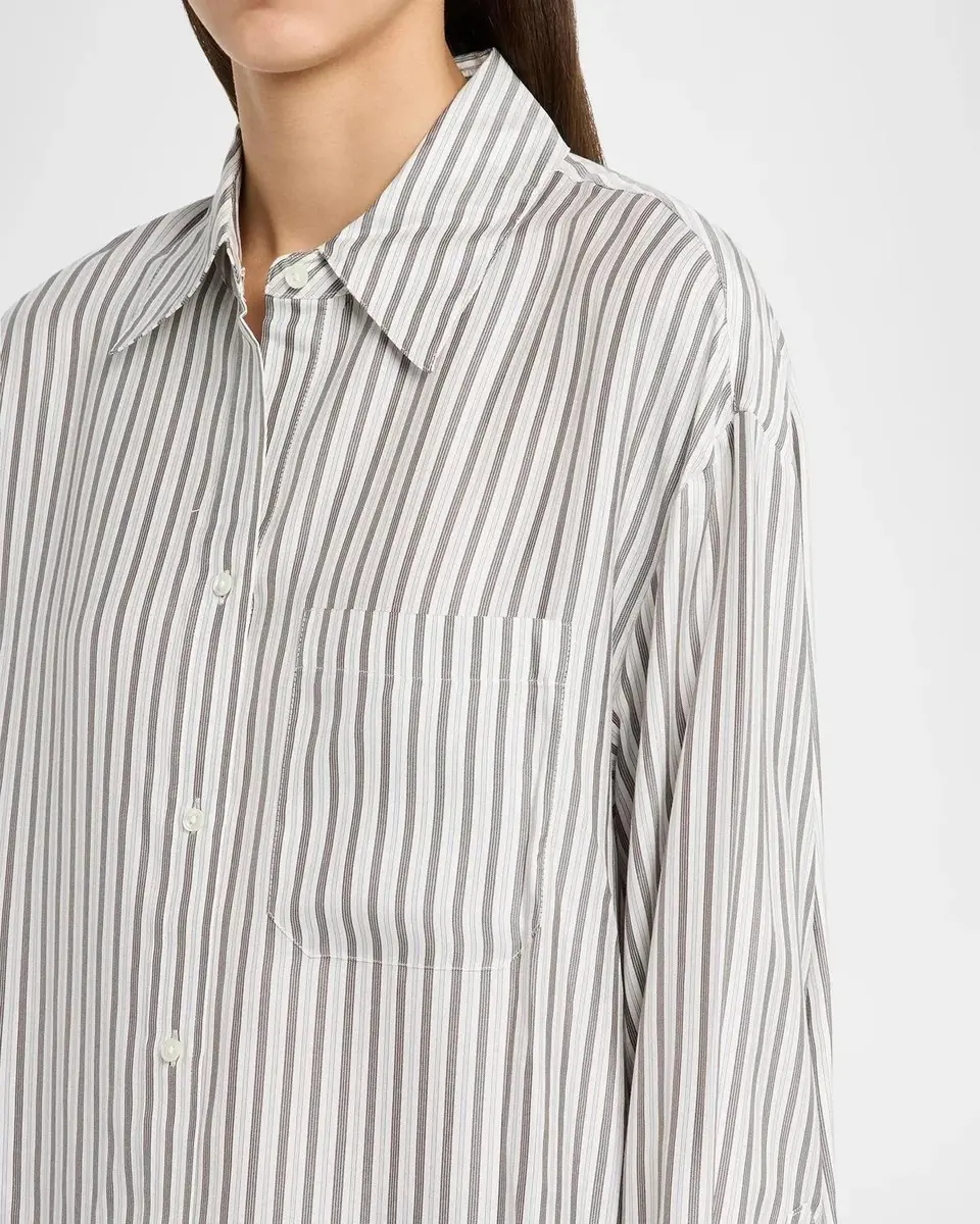 TWP Big Joe Striped Silk Shirt | Thumbnail 5 TWP Big Joe Striped Silk Shirt | Thumbnail 5