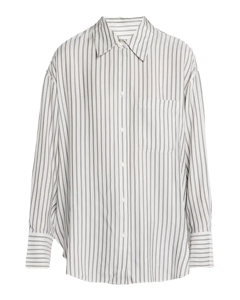 Big Joe Striped Silk Shirt