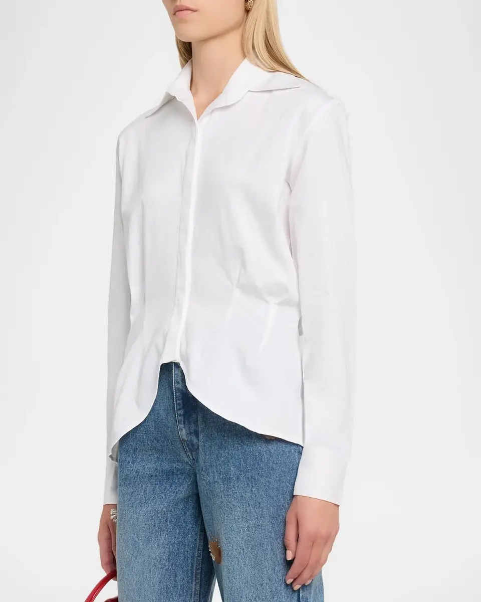 JBQ Ander High-Low Cotton Shirt | Thumbnail 4 JBQ Ander High-Low Cotton Shirt | Thumbnail 4