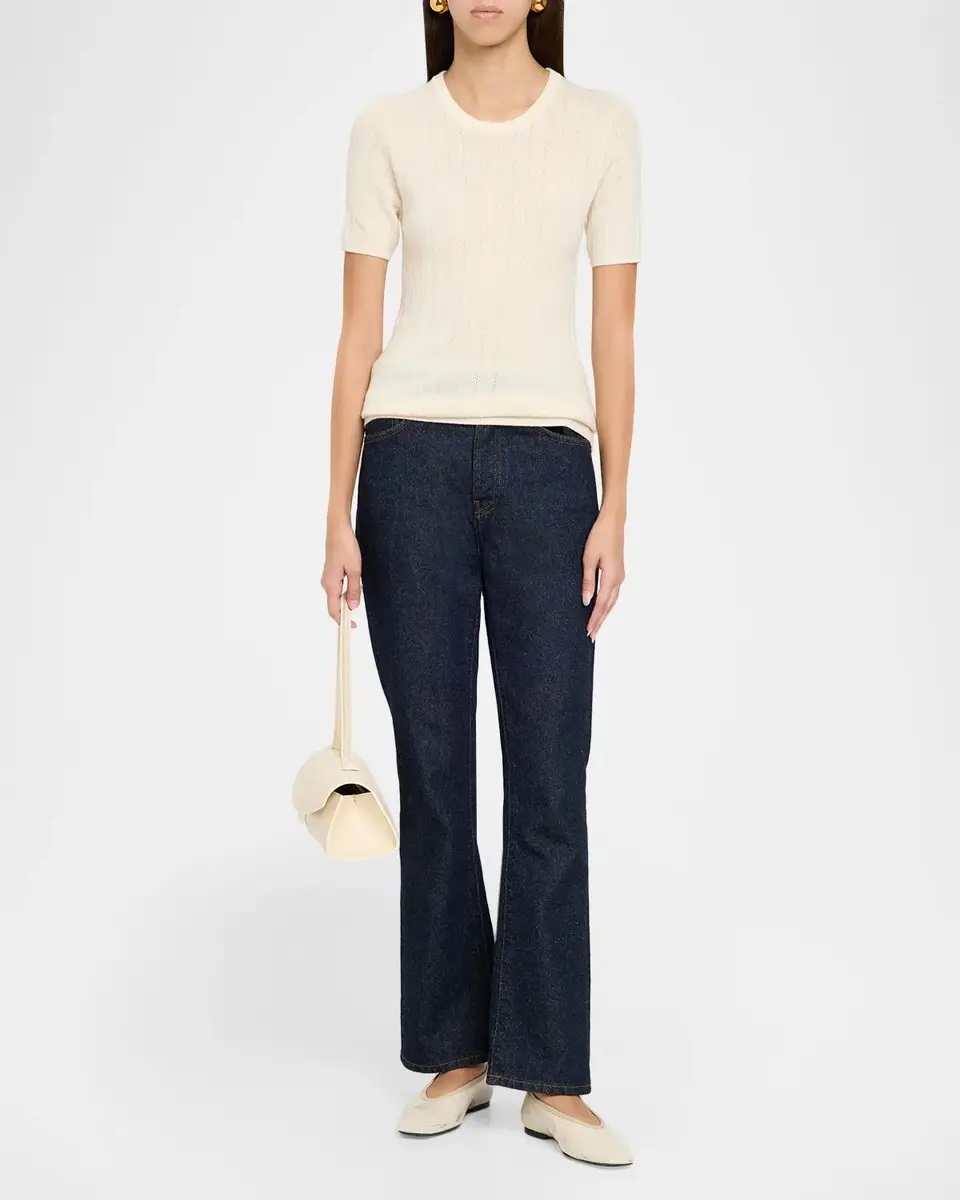 rag & bone Rhodes Wool Pointelle-Knit Top | Thumbnail 2 rag & bone Rhodes Wool Pointelle-Knit Top | Thumbnail 2