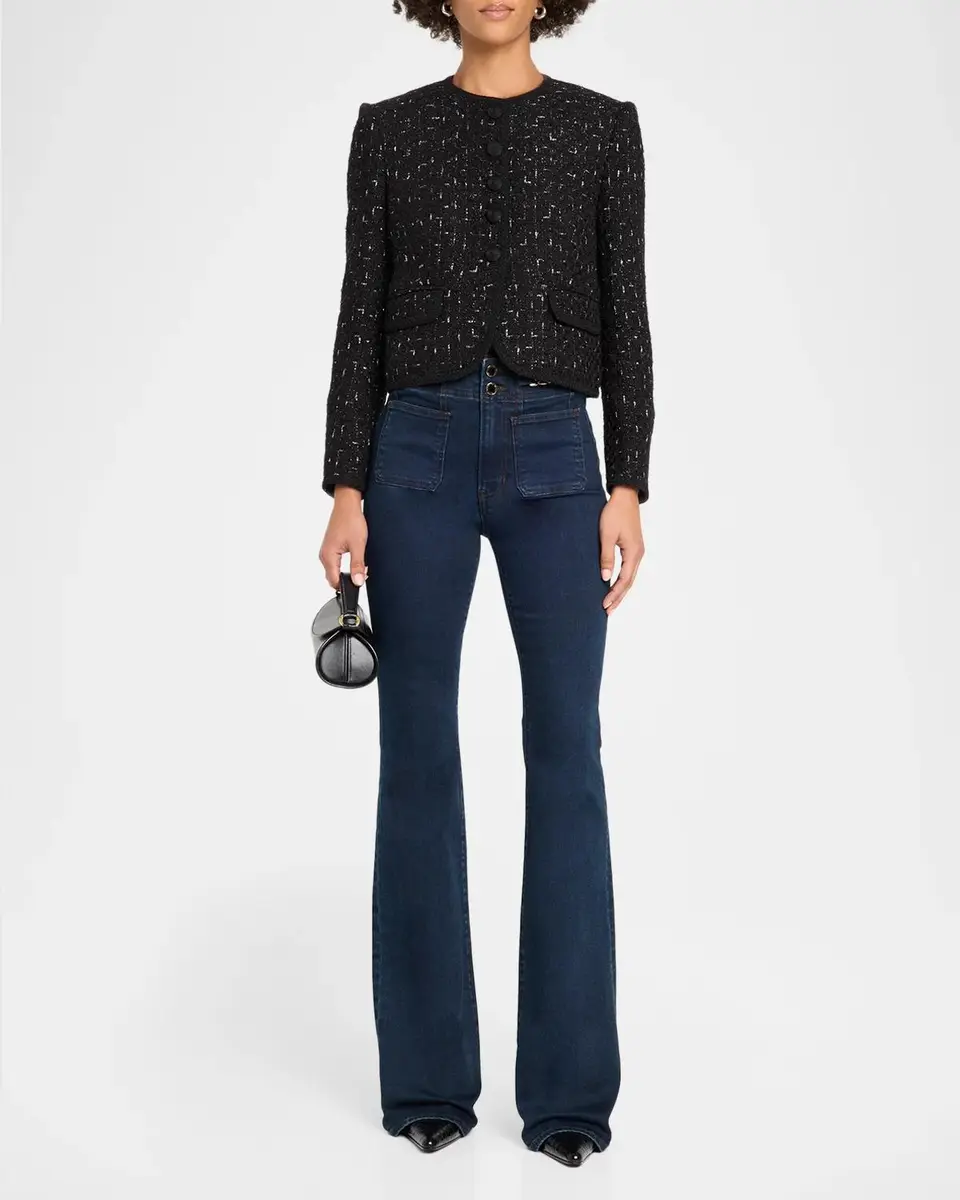 Veronica Beard Beverly Flare Jeans | Thumbnail 2 Veronica Beard Beverly Flare Jeans | Thumbnail 2
