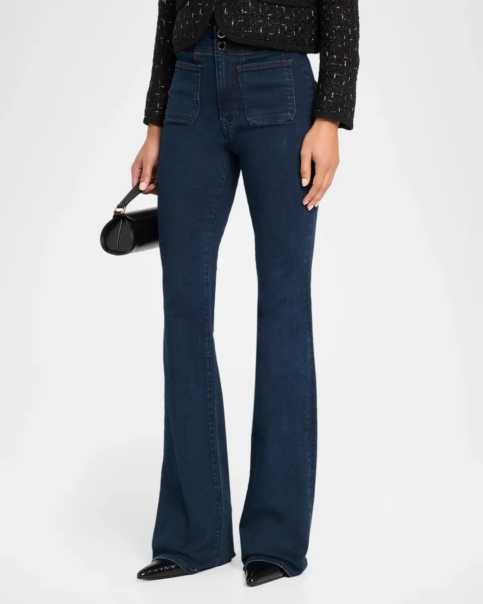 Veronica Beard Beverly Flare Jeans | Thumbnail 4 Veronica Beard Beverly Flare Jeans | Thumbnail 4