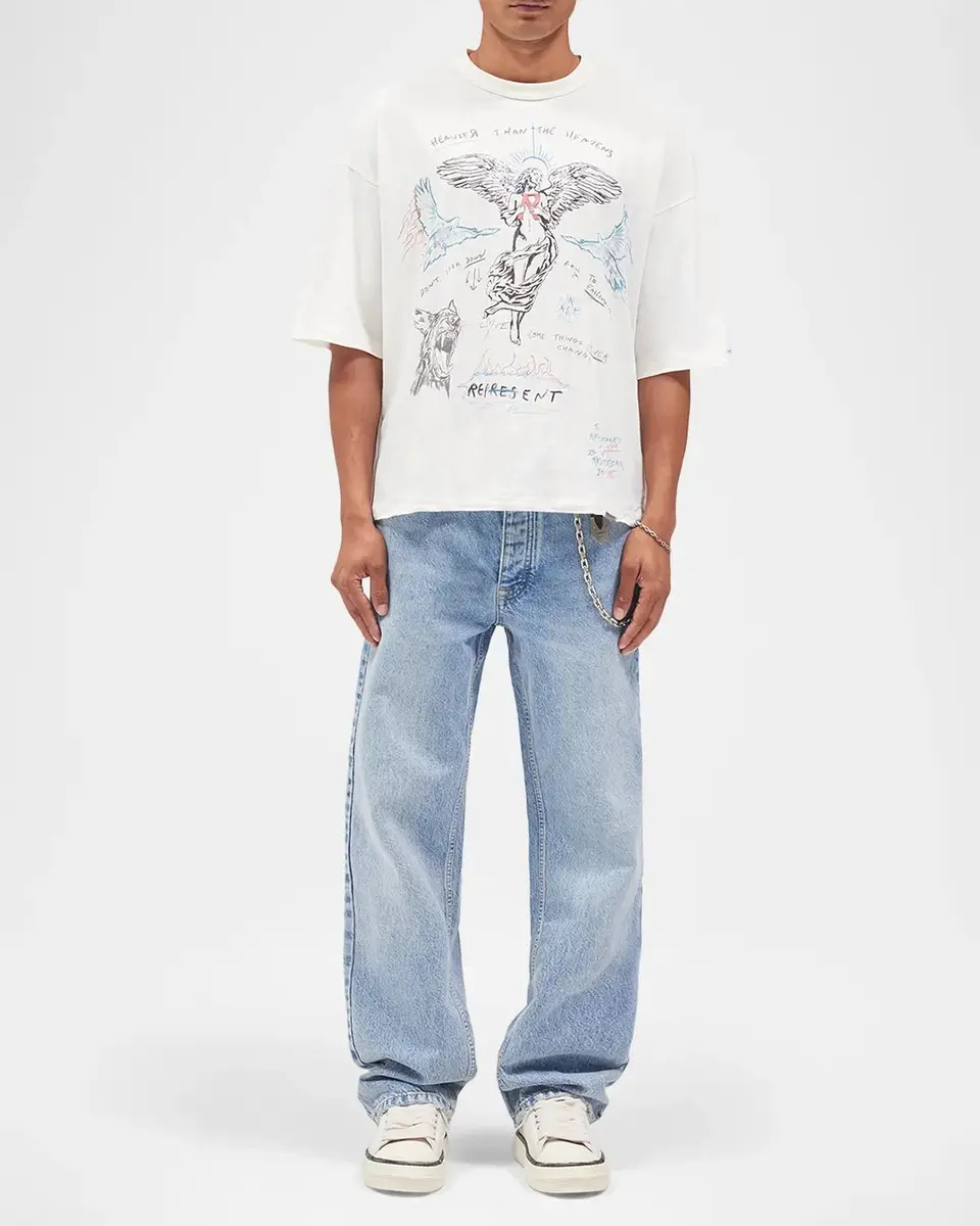 Represent Men's Jawbreaker FW26 Heavier than the Heavens T-Shirt | Thumbnail 2