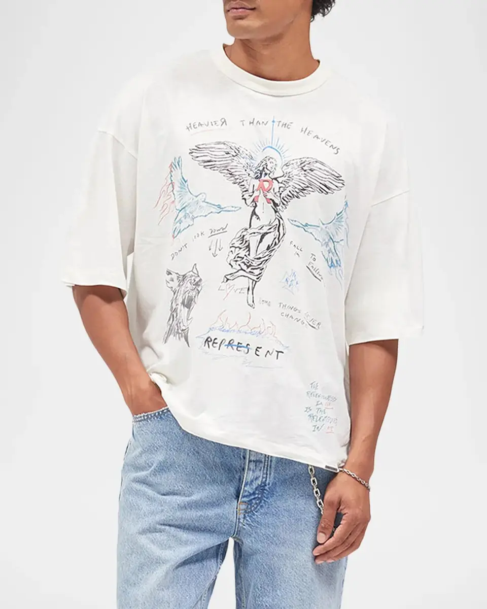 Represent Men's Jawbreaker FW26 Heavier than the Heavens T-Shirt | Thumbnail 4