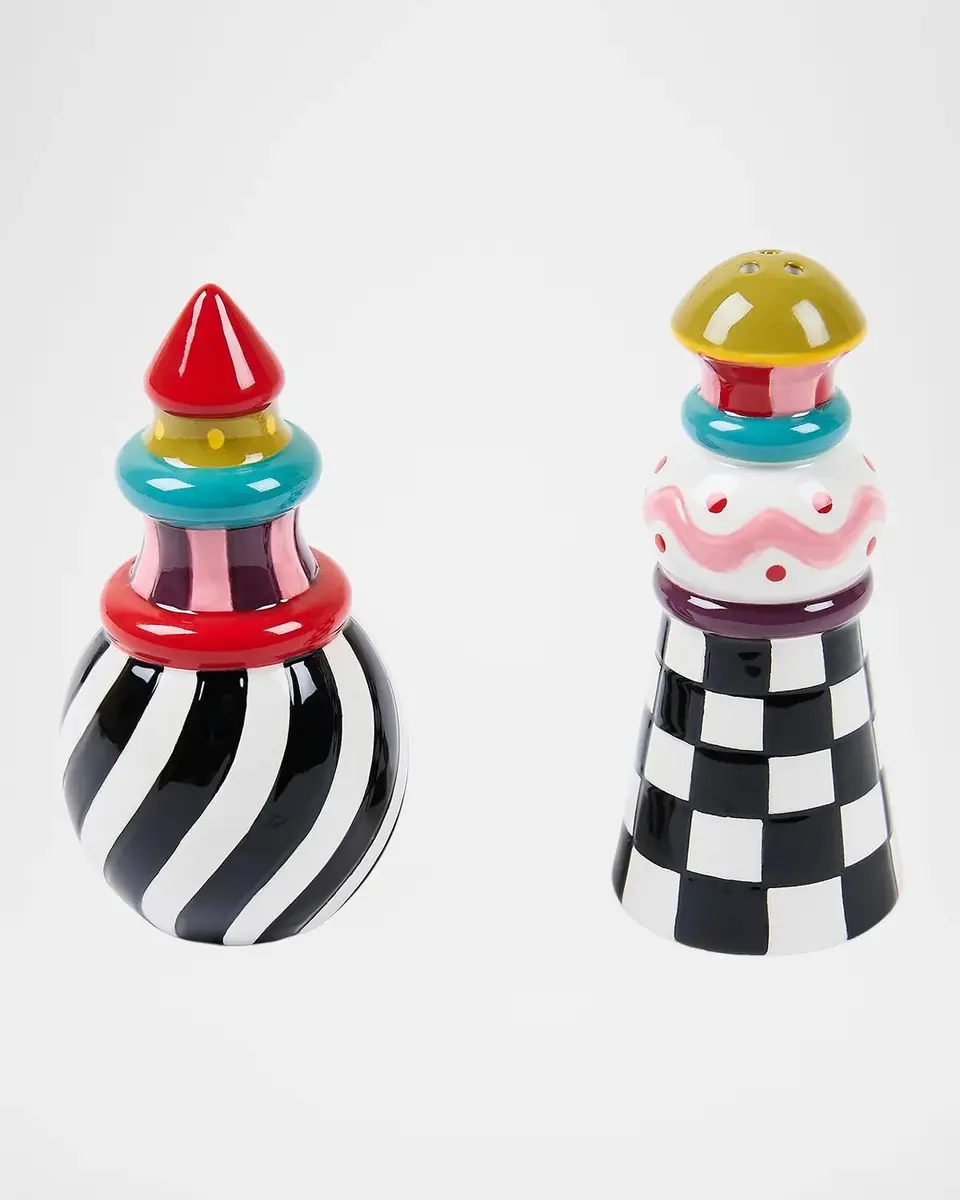 MacKenzie-Childs 2-Piece Jubilee Salt & Pepper Shaker Set | Thumbnail 2 MacKenzie-Childs 2-Piece Jubilee Salt & Pepper Shaker Set | Thumbnail 2