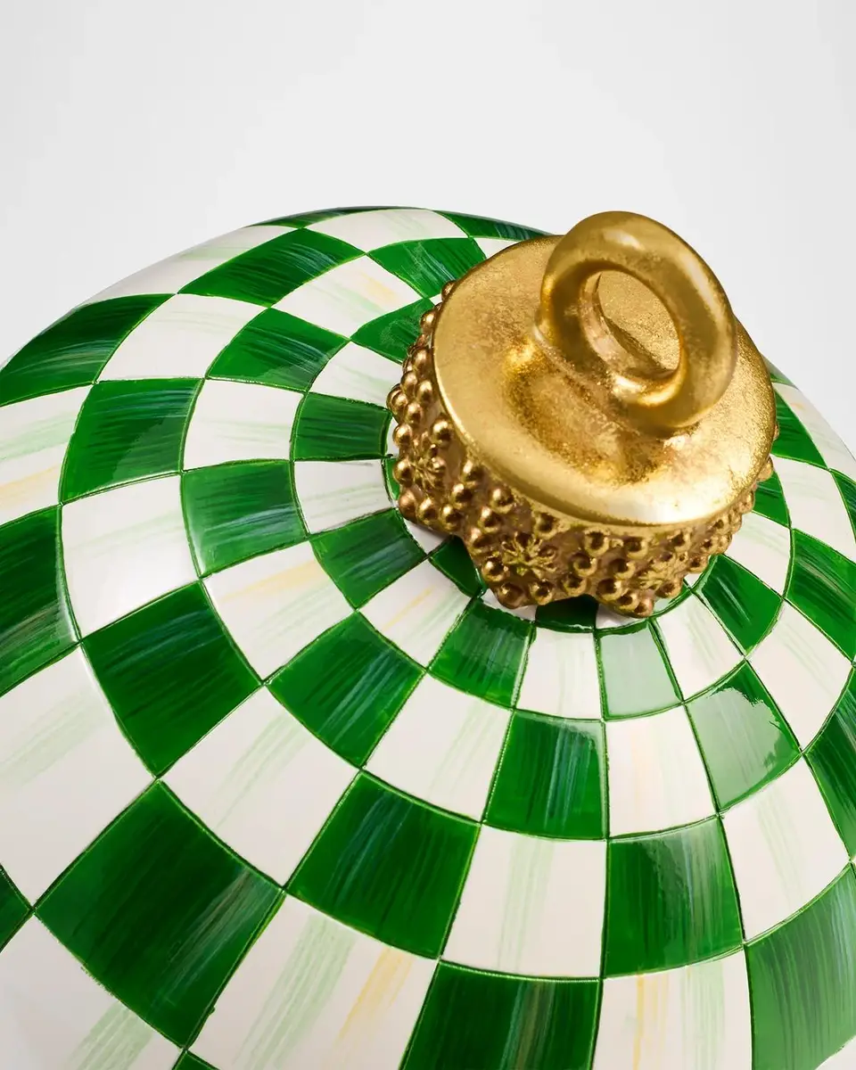 MacKenzie-Childs Checkered Christmas Ornament | Thumbnail 2