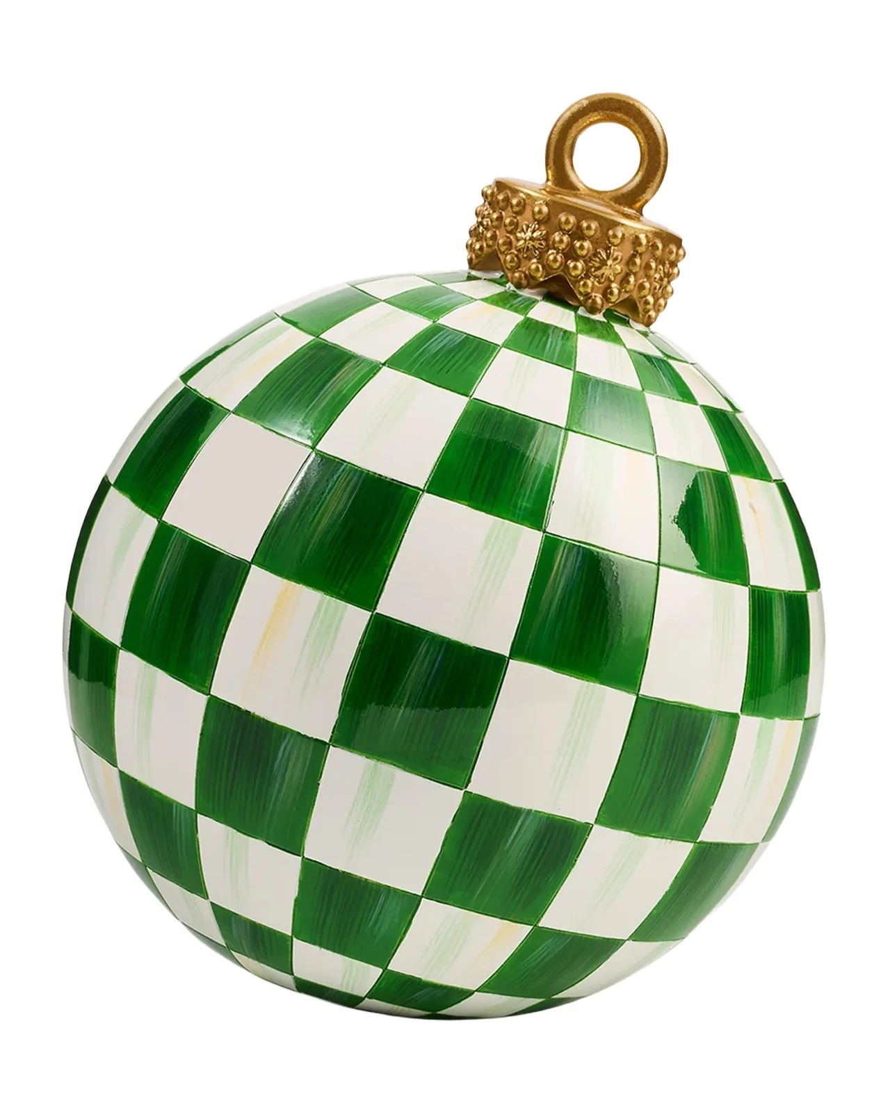 MacKenzie-Childs Checkered Christmas Ornament