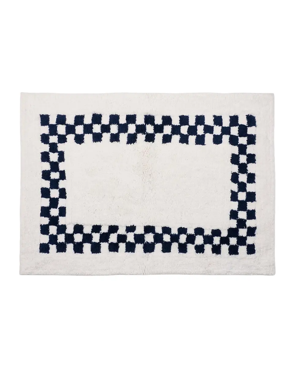 MacKenzie-Childs Check Cotton Hotel Bath Rug | Thumbnail 3