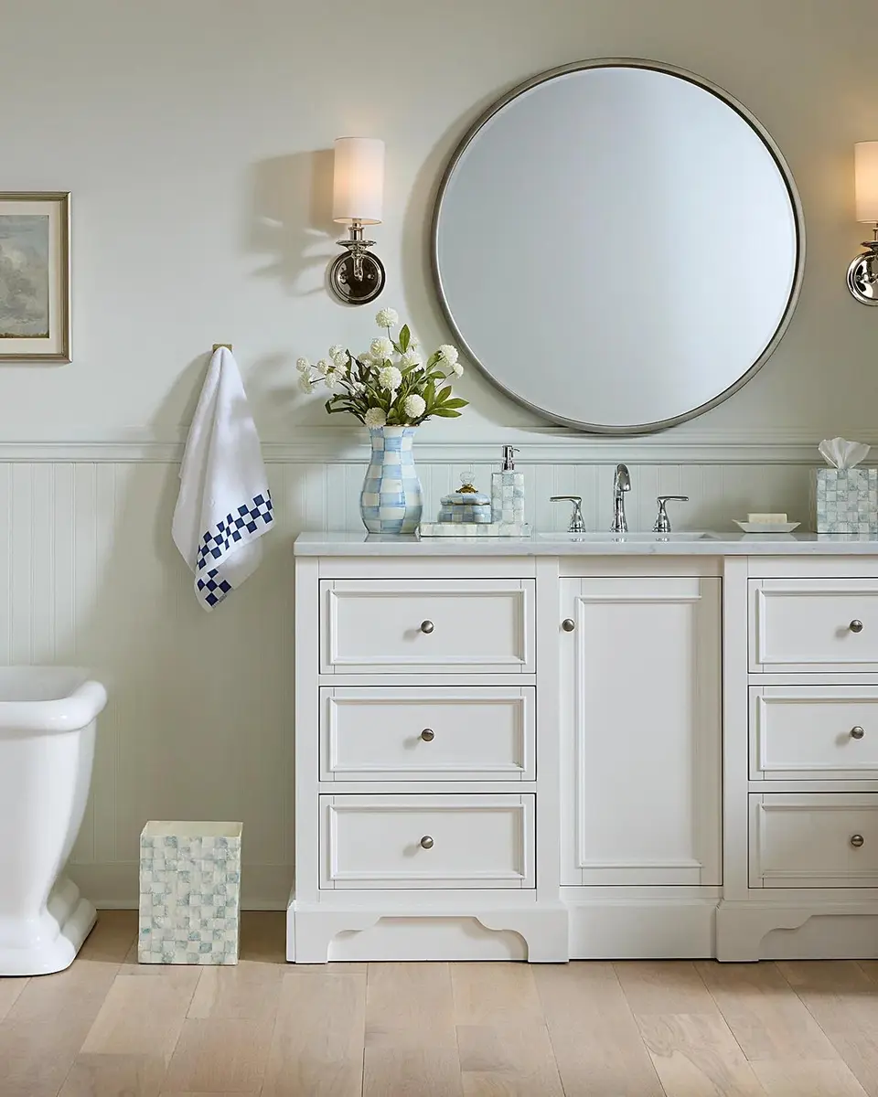 MacKenzie-Childs Check Cotton Hotel Bath Rug | Thumbnail 4
