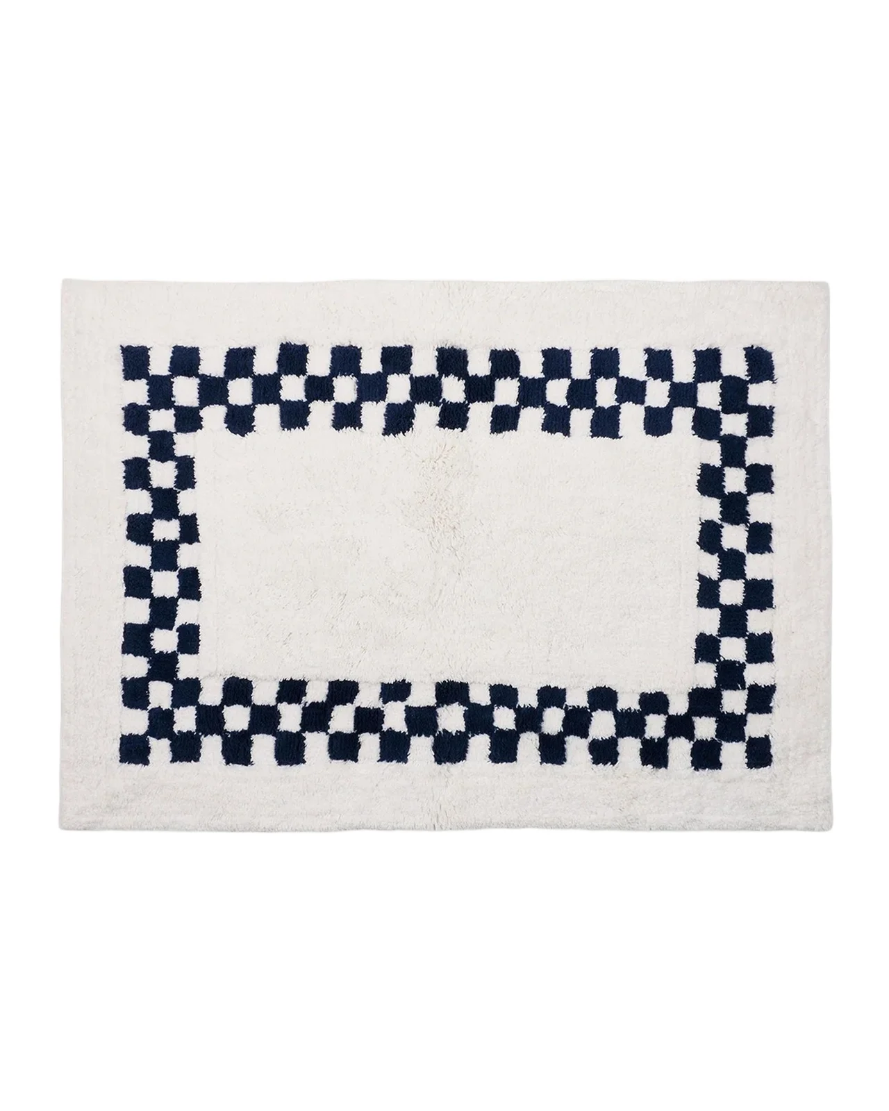 MacKenzie-Childs Check Cotton Hotel Bath Rug
