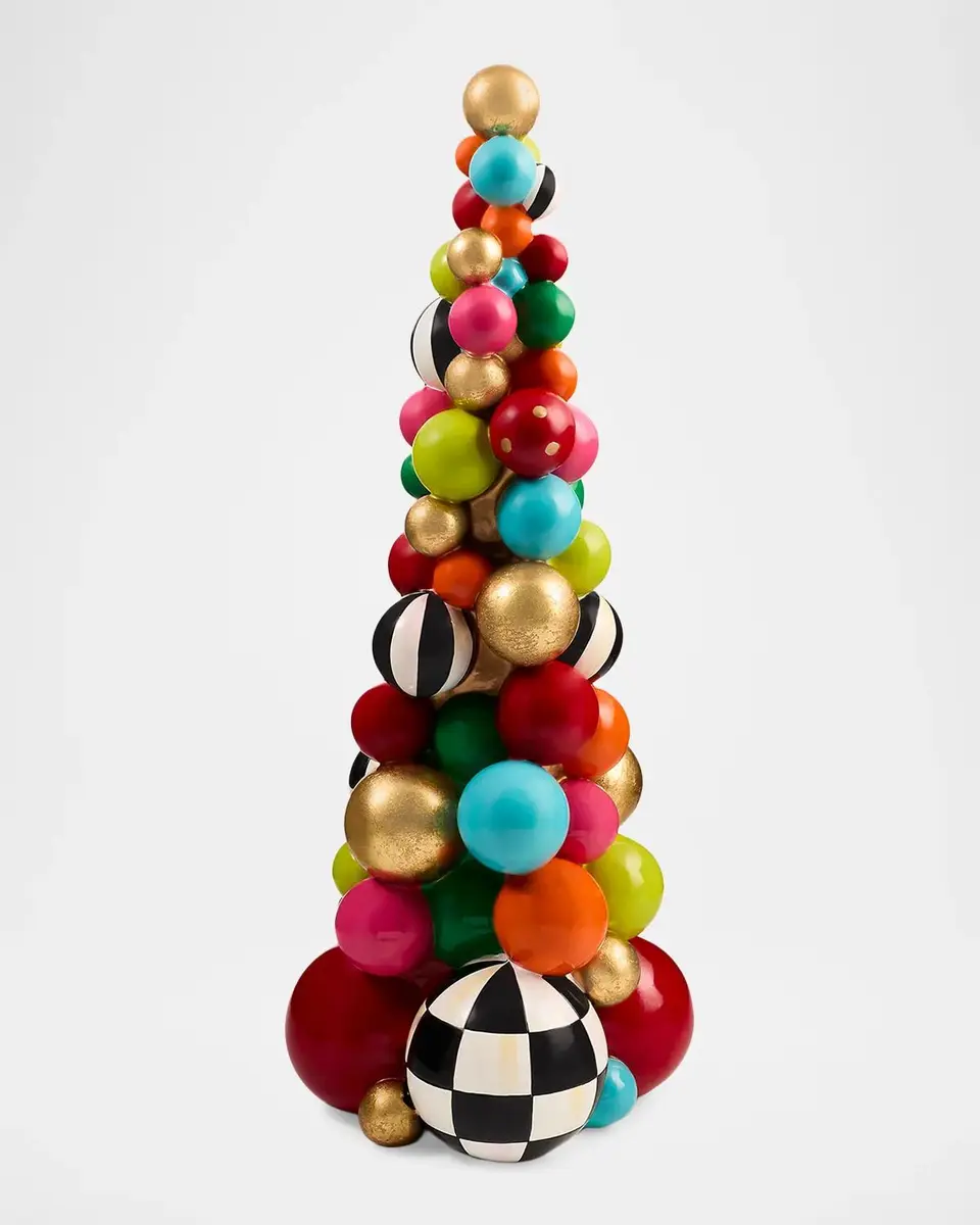 MacKenzie-Childs Confetti Bauble Tree Figurine | Thumbnail 2 MacKenzie-Childs Confetti Bauble Tree Figurine | Thumbnail 2