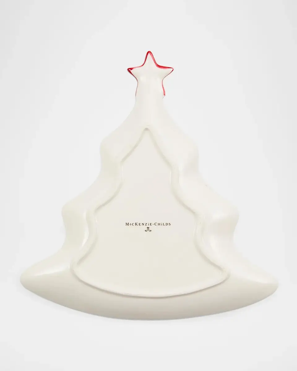 MacKenzie-Childs Cherry Check Ceramic Tree Tray | Thumbnail 3 MacKenzie-Childs Cherry Check Ceramic Tree Tray | Thumbnail 3