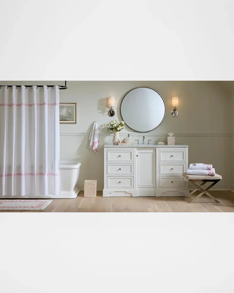 MacKenzie-Childs Signature Collection Check Shower Curtains, 72"L | Thumbnail 2