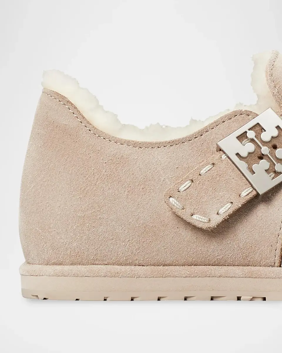 Tory Burch Mellow Shearling-Lined Suede Clogs | Thumbnail 2 Tory Burch Mellow Shearling-Lined Suede Clogs | Thumbnail 2