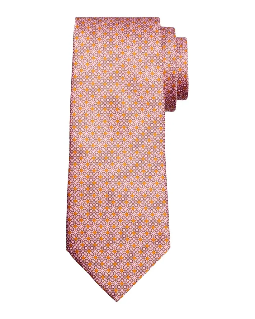Men's Diamond and Circle Silk Tie Men's Diamond and Circle Silk Tie