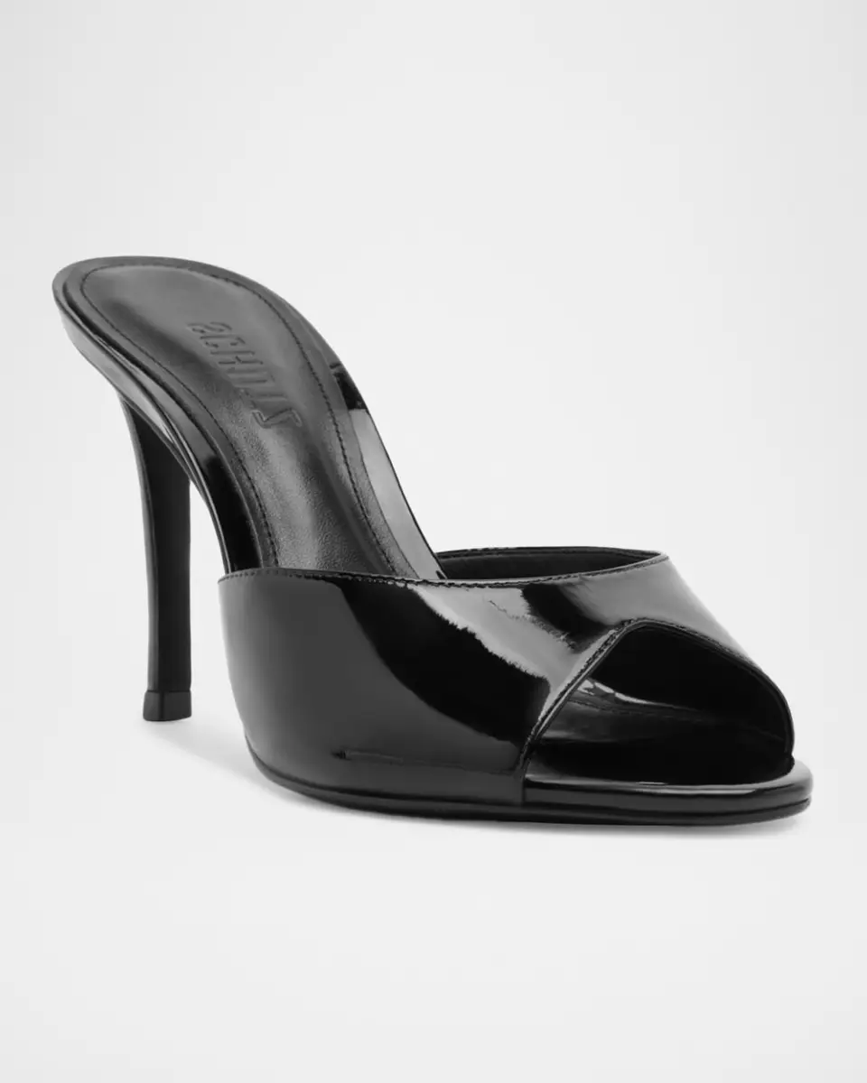 Schutz 100mm Cloe Patent Leather Mules | Thumbnail 2