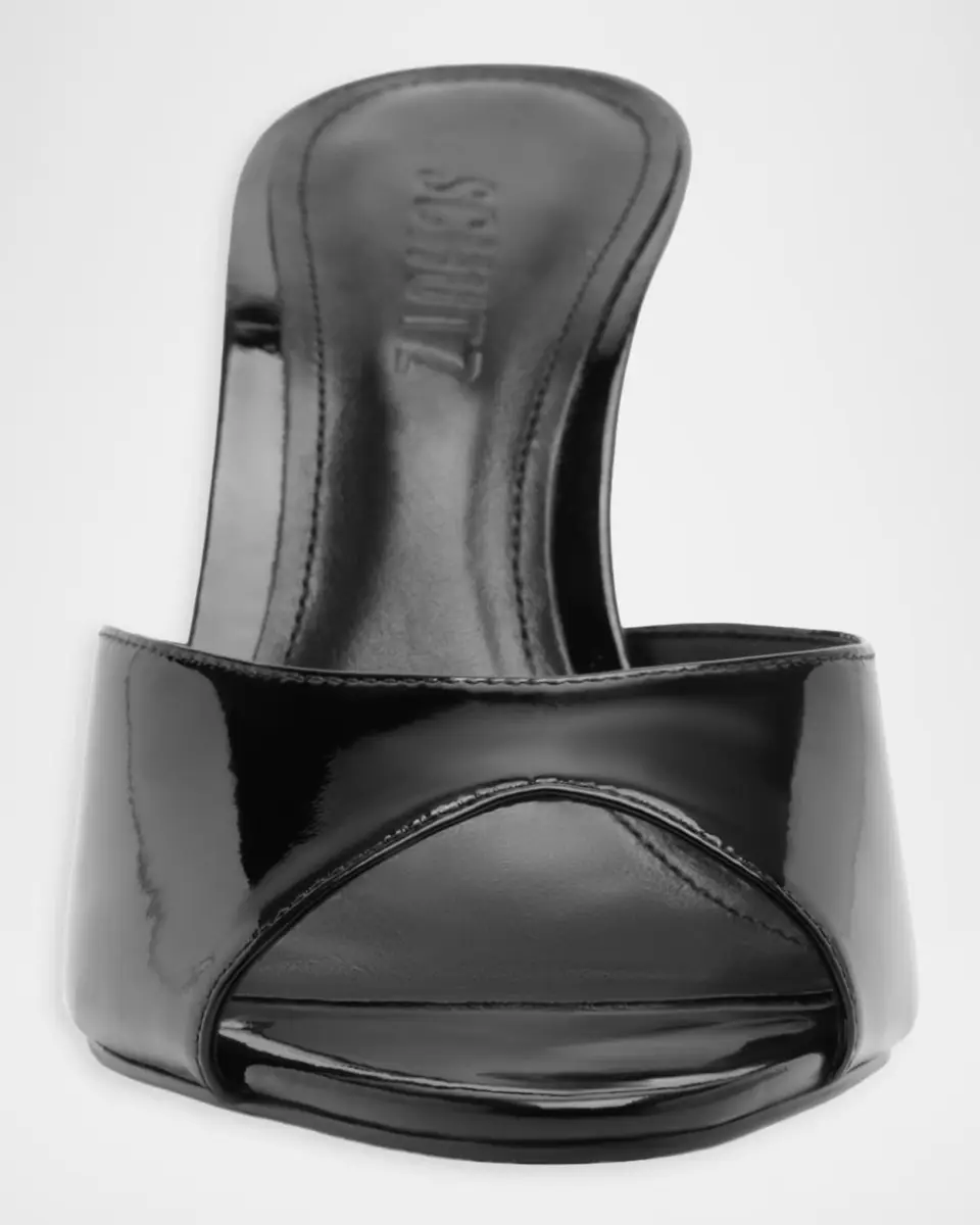 Schutz 100mm Cloe Patent Leather Mules | Thumbnail 4