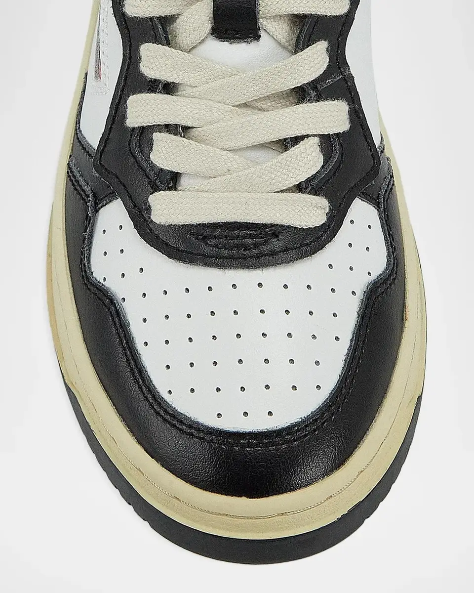 Autry Medalist Mid-Top Leather Sneakers | Thumbnail 5 Autry Medalist Mid-Top Leather Sneakers | Thumbnail 5