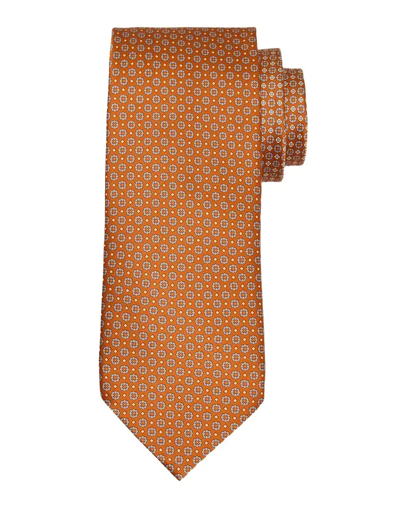 Men's Micro-Floral Silk Tie Men's Micro-Floral Silk Tie