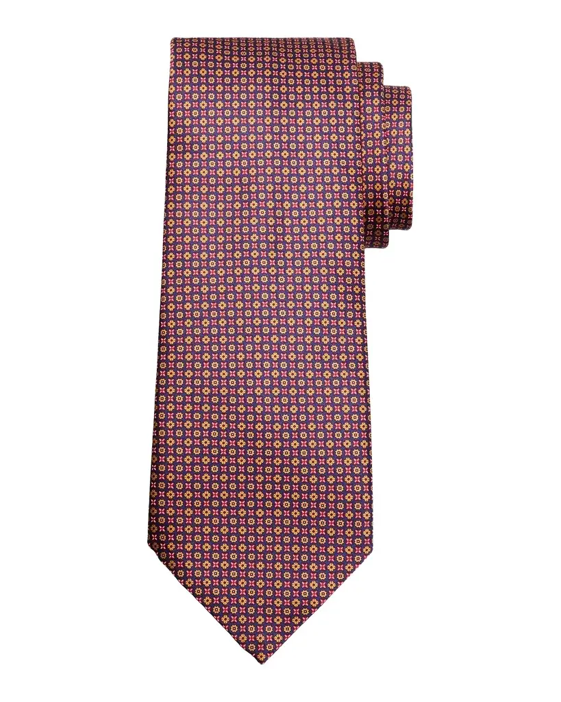 Stefano Ricci Men's Micro-Floral Silk Tie