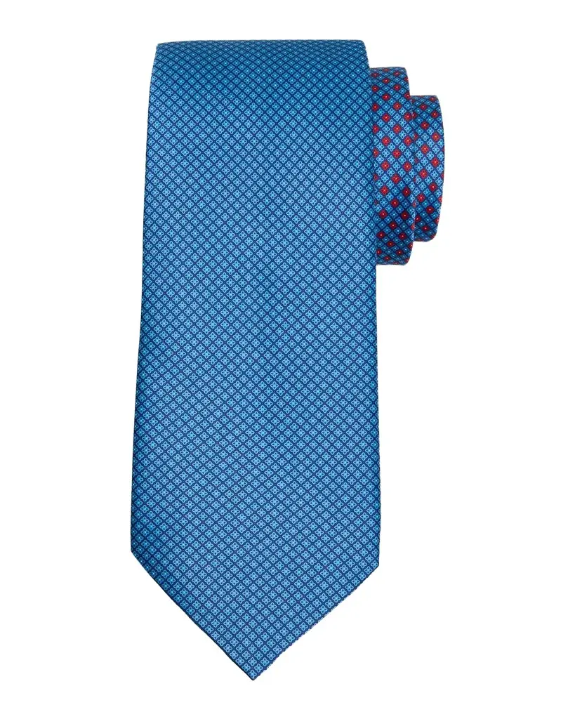 Stefano Ricci Men's Micro-Grid Silk Tie