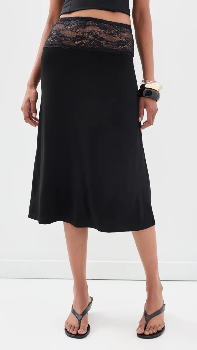 LIONESS First Kiss Midi Skirt | Thumbnail 2 LIONESS First Kiss Midi Skirt | Thumbnail 2