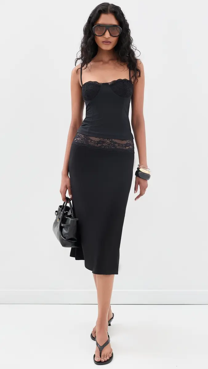 LIONESS First Kiss Midi Skirt | Thumbnail 5 LIONESS First Kiss Midi Skirt | Thumbnail 5
