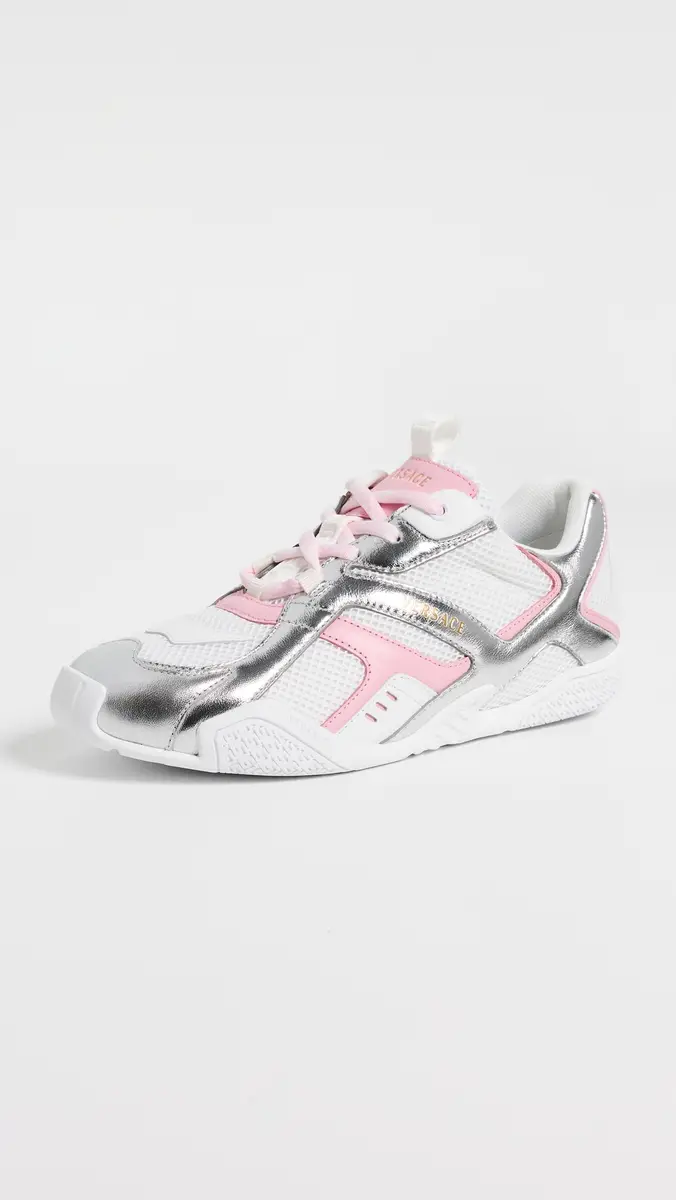 Versace Laminated Lamb Leather Sneakers | Thumbnail 2 Versace Laminated Lamb Leather Sneakers | Thumbnail 2