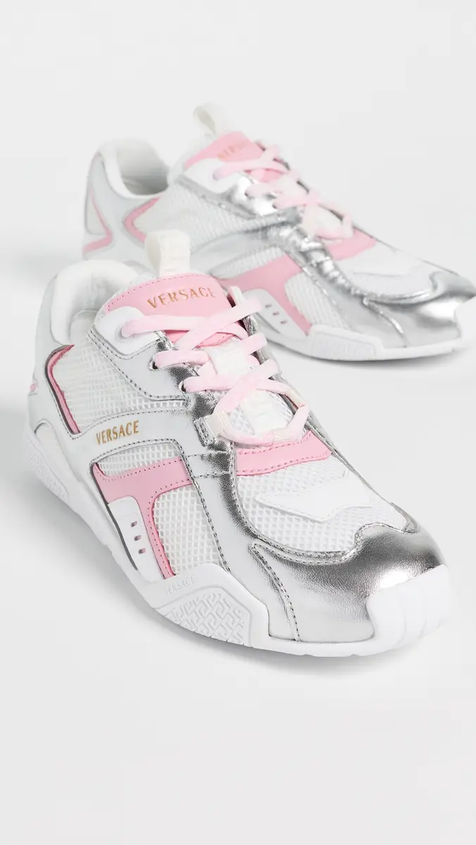 Versace Laminated Lamb Leather Sneakers | Thumbnail 5 Versace Laminated Lamb Leather Sneakers | Thumbnail 5