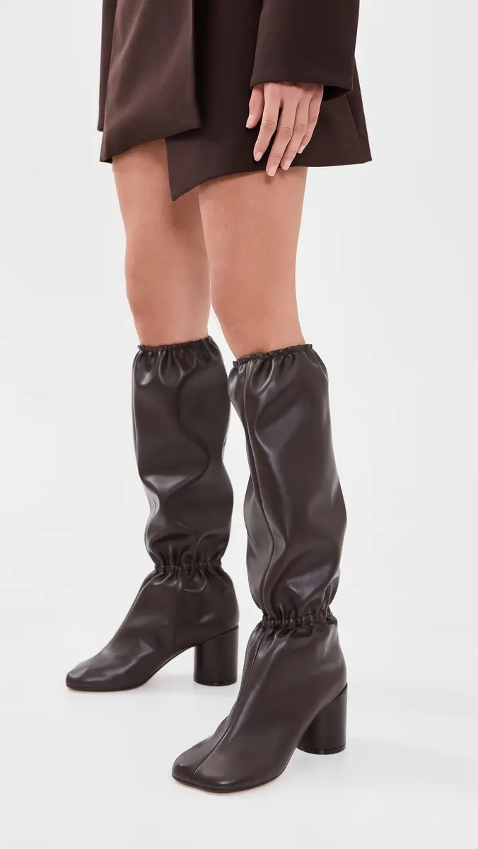 MM6 MAISON MARGIELA Gathered Boots | Thumbnail 3 MM6 MAISON MARGIELA Gathered Boots | Thumbnail 3