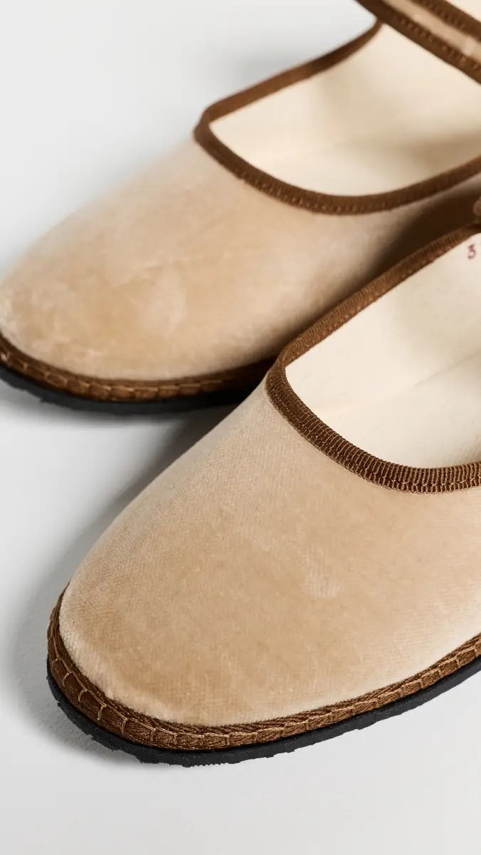 Vibi Venezia Velvet Mary Jane Flats | Thumbnail 6 Vibi Venezia Velvet Mary Jane Flats | Thumbnail 6