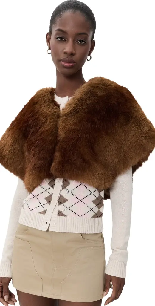 Devin Faux Mink Shrug