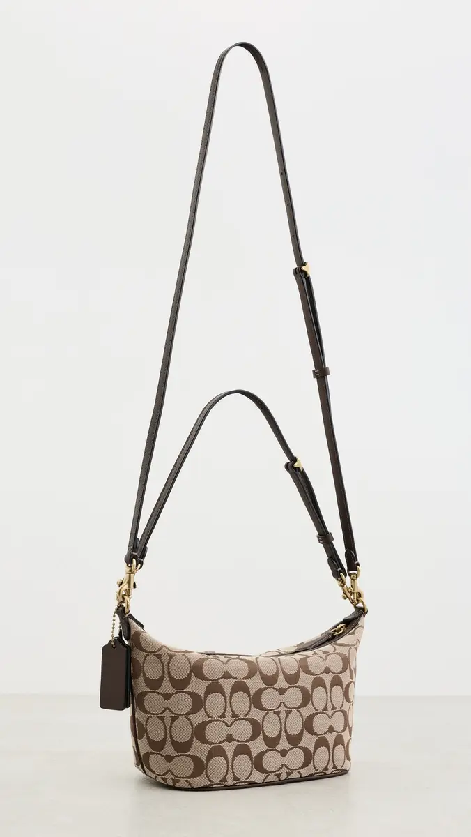 Coach Signature Jacquard Pouch Shoulder Bag | Thumbnail 4 Coach Signature Jacquard Pouch Shoulder Bag | Thumbnail 4