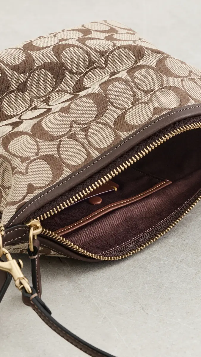 Coach Signature Jacquard Pouch Shoulder Bag | Thumbnail 6 Coach Signature Jacquard Pouch Shoulder Bag | Thumbnail 6